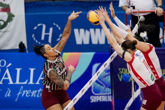 Paulistano Barueri supera Fluminense no Rio e quebra invencibilidade das cariocas na Superliga