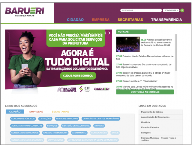 Pedidos via Lei de Acesso à Informação disparam em Barueri e caem em Parnaíba