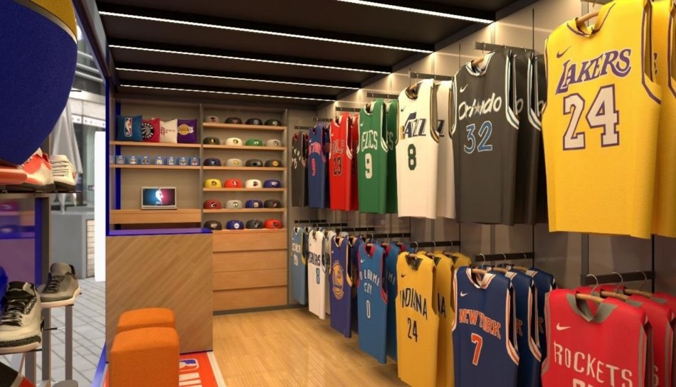 NBA inaugura loja itinerante em SP