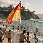 Banho de mar exige atenção: bandeiras e atitudes que podem salvar vidas neste verão