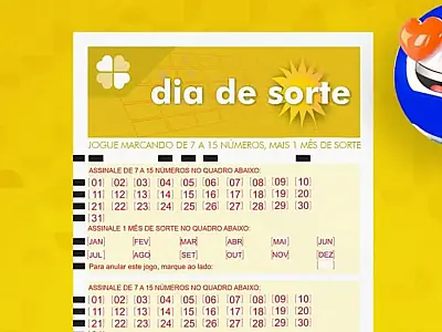 Resultado do Dia de Sorte.