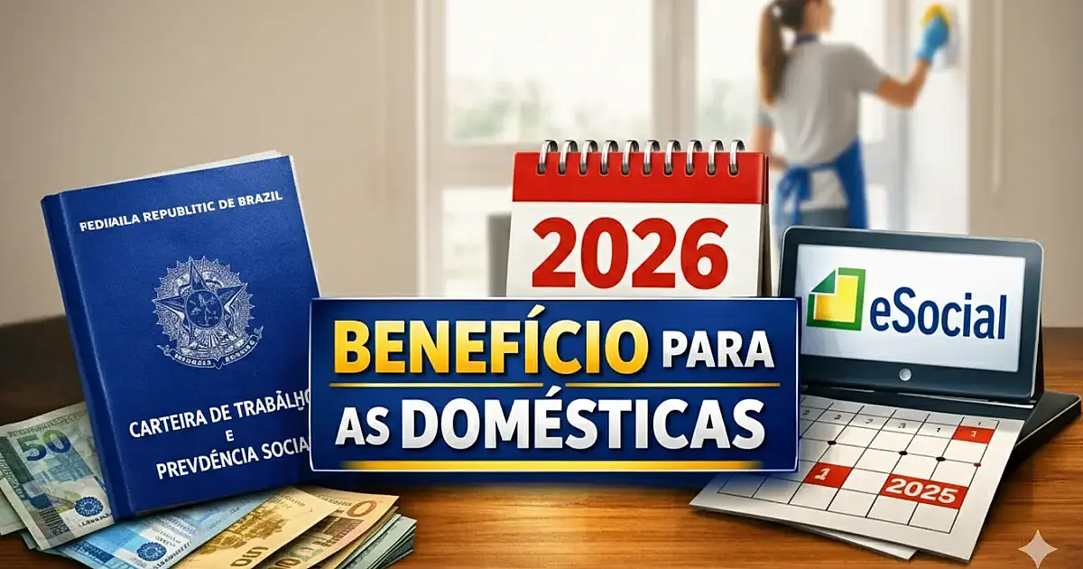 Abono salarial 2026: até R$ 1.621 para domésticas