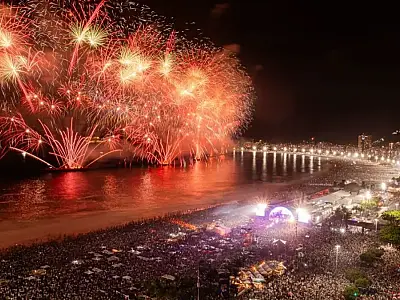 Cidade brasileira entra para o Guinness com recorde mundial de Réveillon.