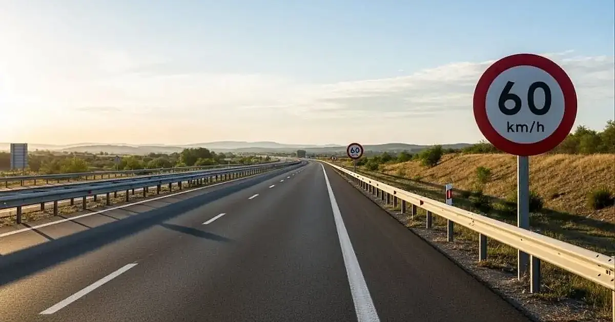 Nova regra de 60 km/h em obras pode suspender CNH de motoristas