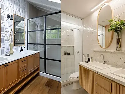 Conheça as tendências de decoração de banheiros para 2026.