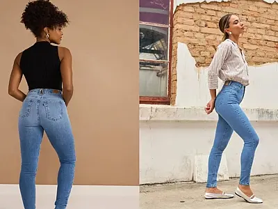 A calça Skinny está de volta como grande tendência do verão 2026. Confortável, com tecidos flexíveis e cortes modernos, ela combina com diversos looks.