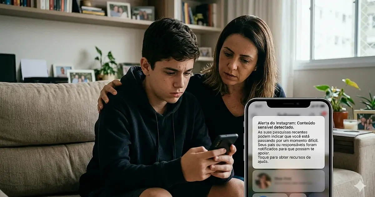 Instagram vai avisar pais sobre buscas de adolescentes ligadas a suicídio e automutilação; entenda como o alerta funcionará