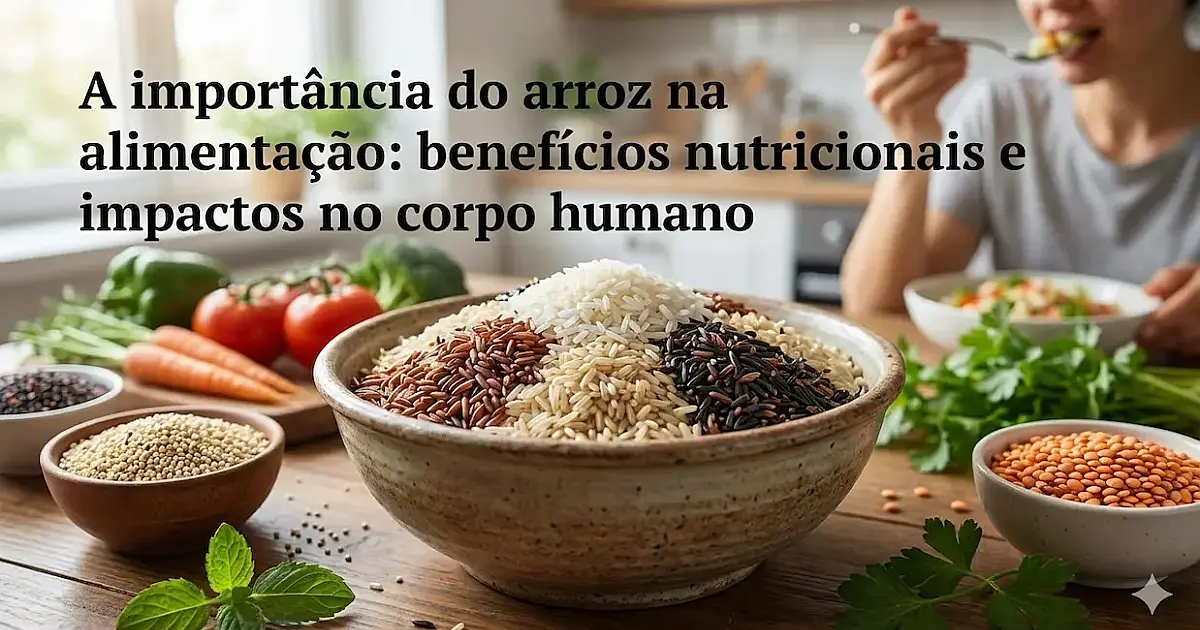 A importância do arroz na alimentação: benefícios nutricionais e impactos no corpo humano