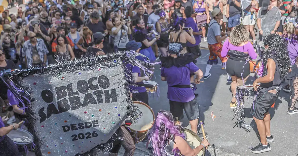 Bloco Sabbath estreia em São Paulo misturando Black Sabbath com ritmos brasileiros no carnaval 2026