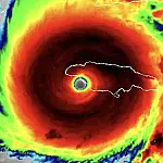 Furacão Melissa é confirmado no relatório final como o mais intenso do Atlântico em ventos sustentados, diz NHC
